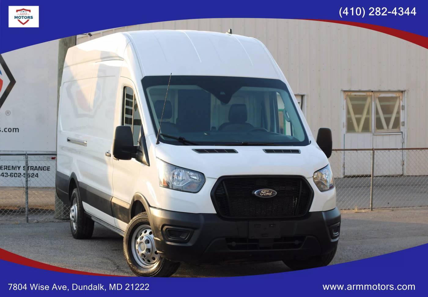 2023 Ford Transit Cargo Van T-250 — Cargo Van — 84,011 mi — Dundalk, MD