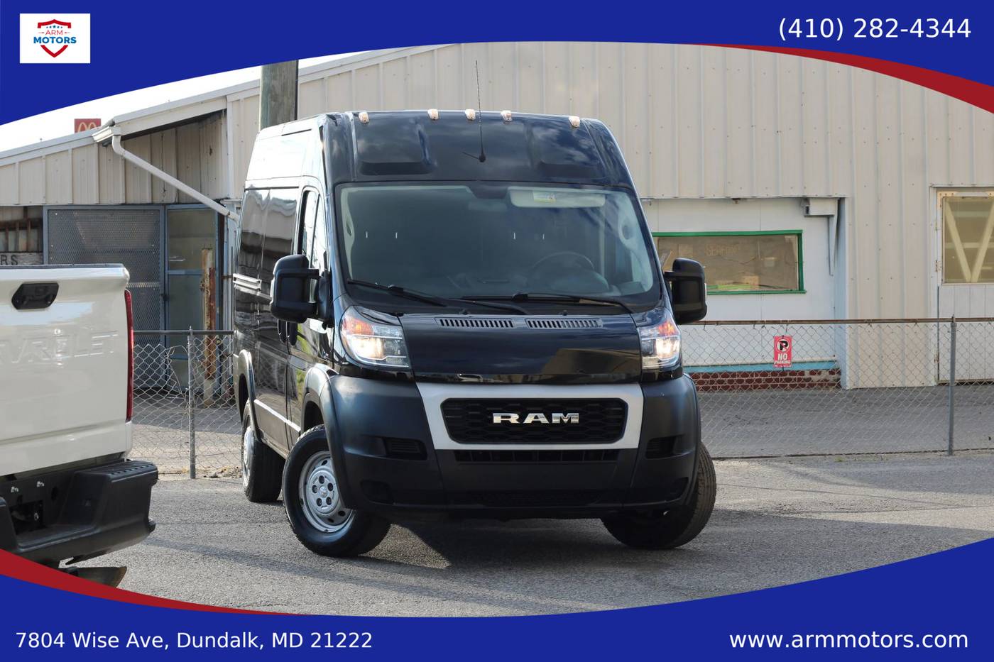 2021 Ram ProMaster Cargo Van 2500 — Cargo Van — 103,284 mi — Dundalk, MD