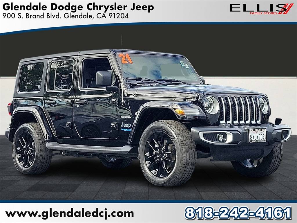 2021 Jeep Wrangler Sahara 4xe — SUV — 25,853 mi — Glendale, CA