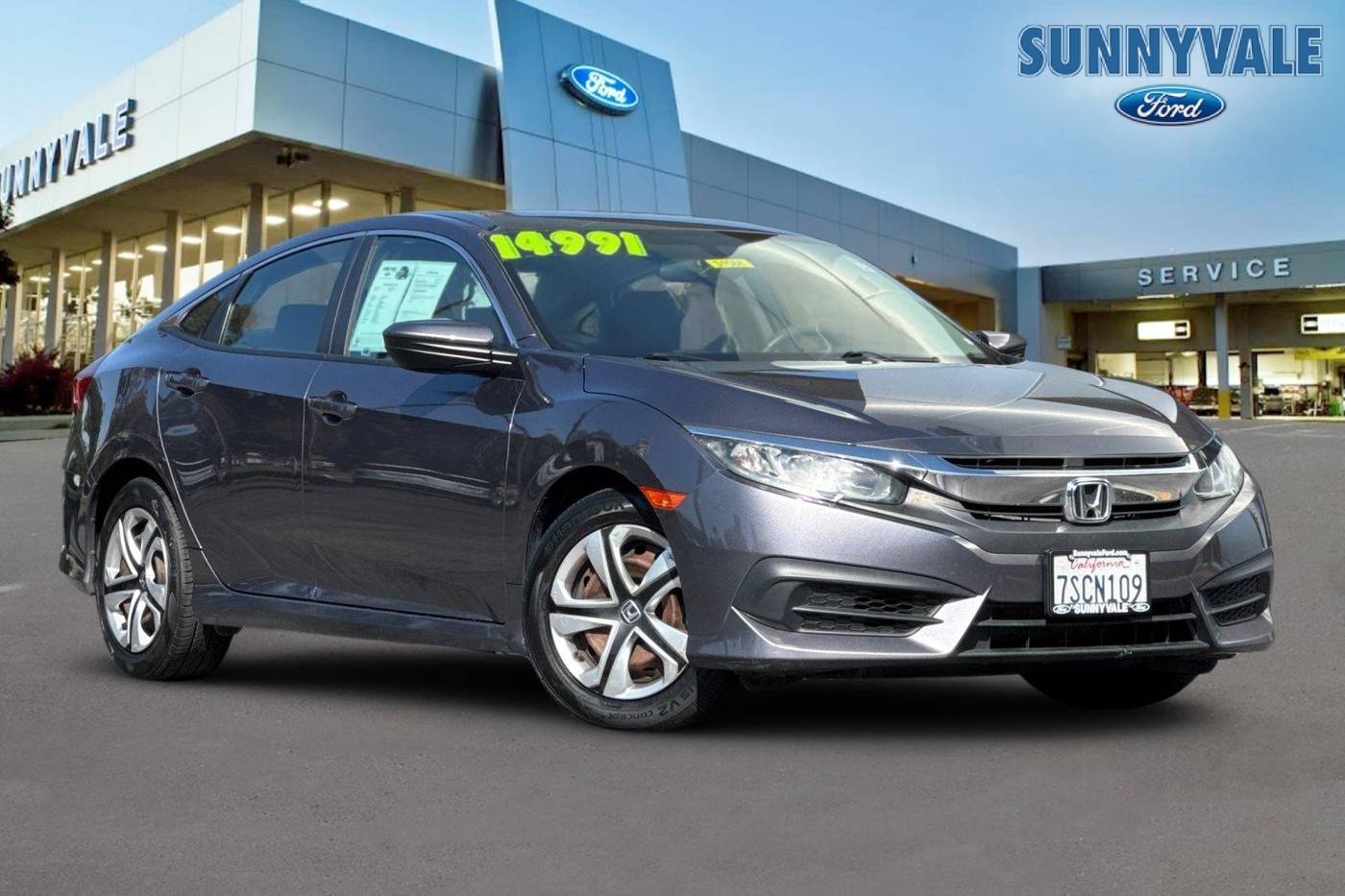 2016 Honda Civic LX — Sedan — 79,493 mi — Sunnyvale, CA