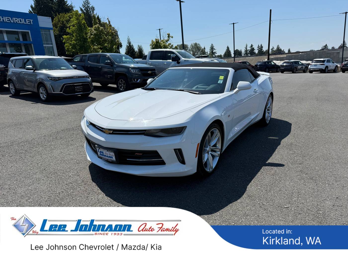 2018 Chevrolet Camaro 2LT — Convertible — 47,071 mi — Kirkland, WA