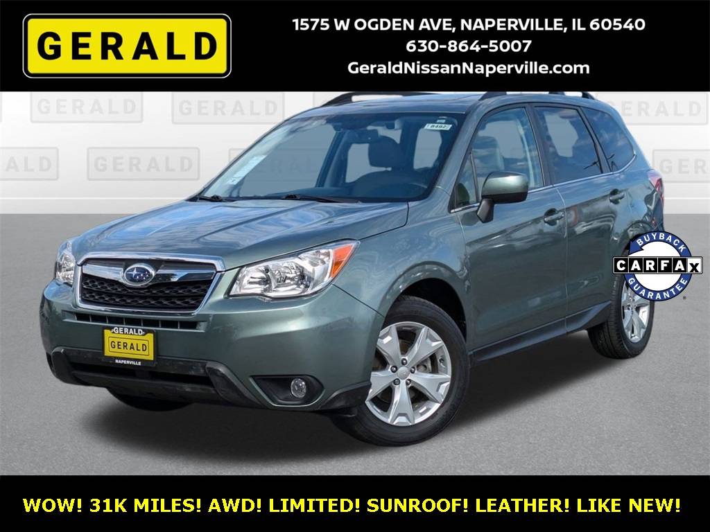 2015 Subaru Forester 2.5i Limited — SUV — 31,960 mi — Naperville, IL