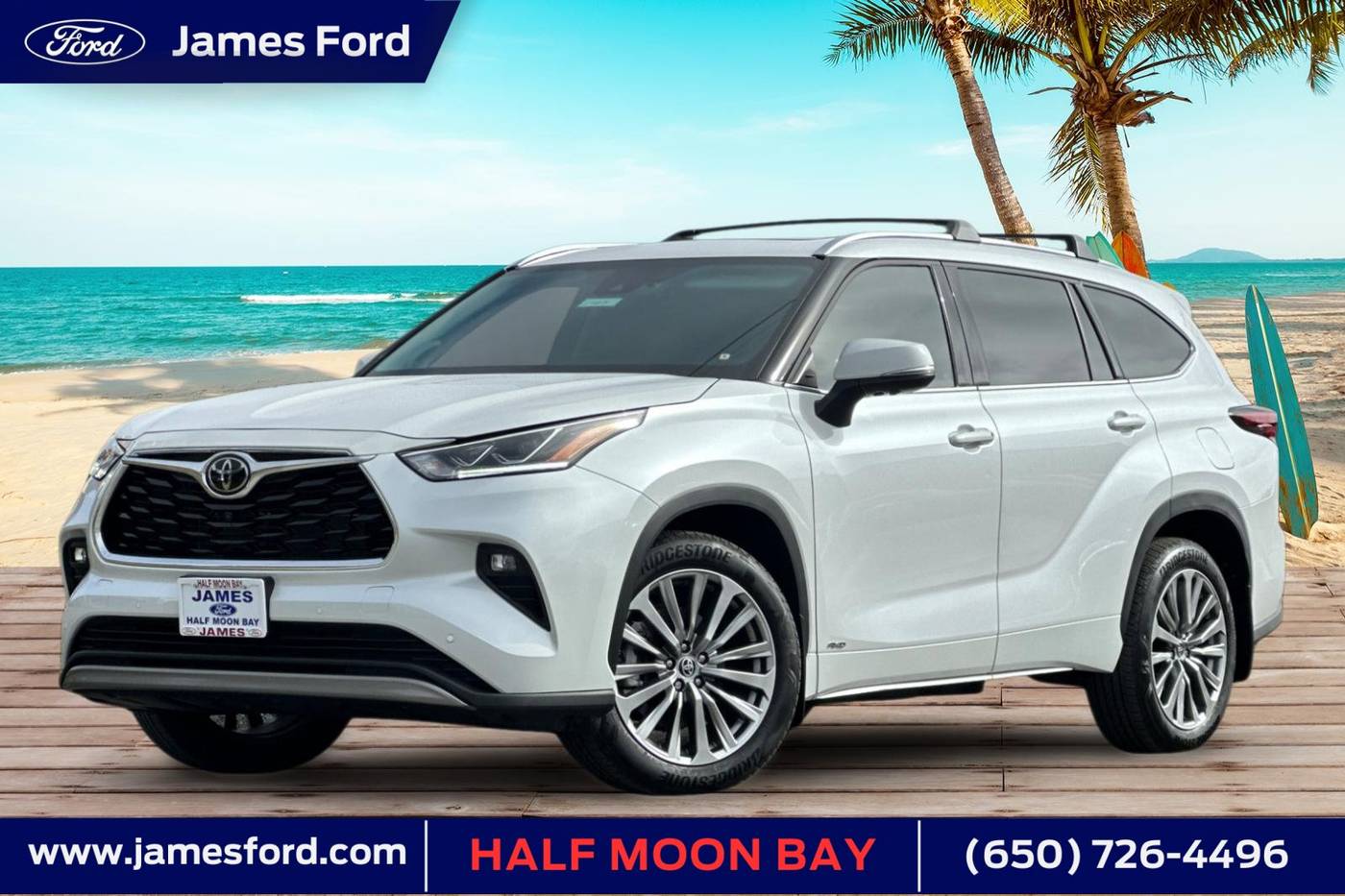 2025 Toyota Highlander Hybrid XLE — SUV — 7,516 mi — Half Moon Bay, CA