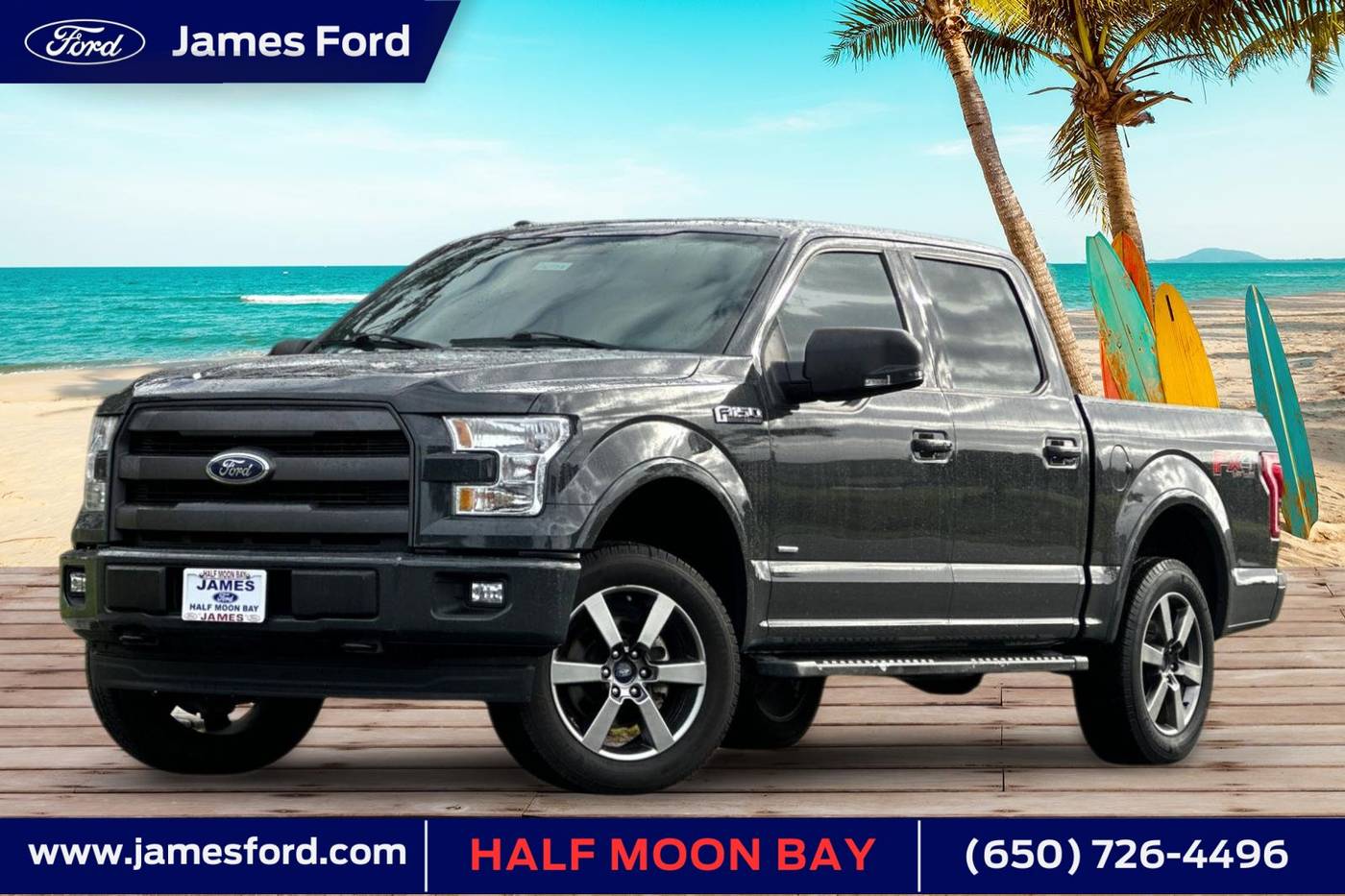 2017 Ford F-150 Lariat — Pickup Truck — 66,435 mi — Half Moon Bay, CA