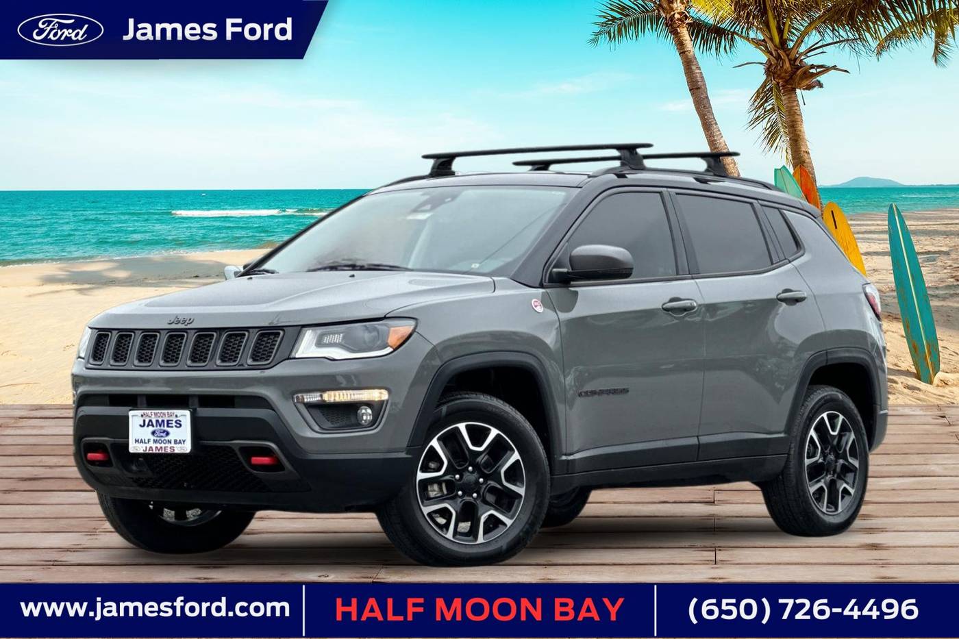 2021 Jeep Compass Trailhawk — SUV — 50,787 mi — Half Moon Bay, CA