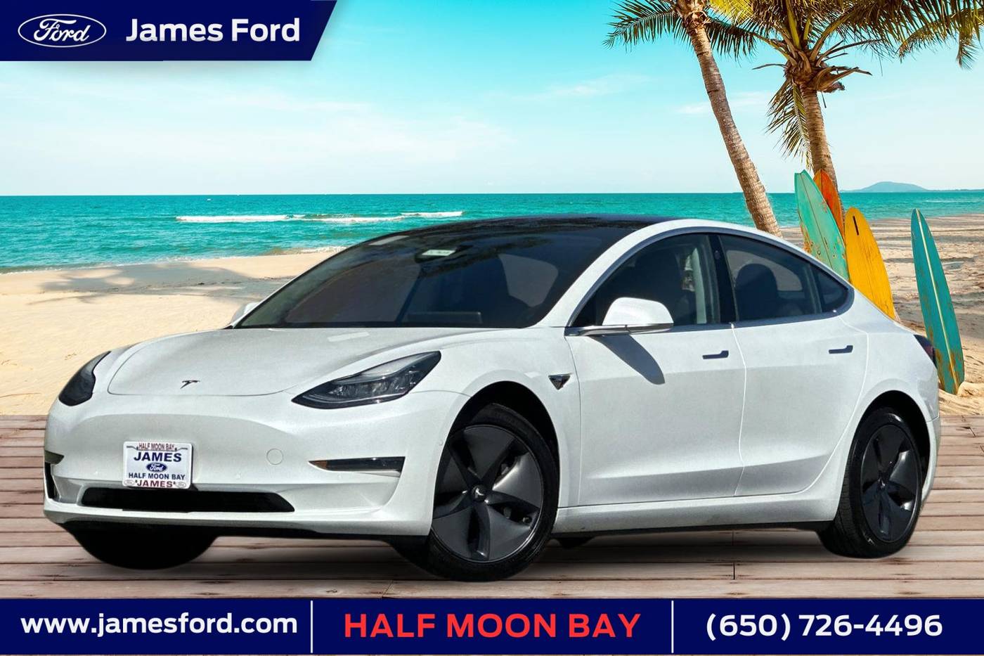 2020 Tesla Model 3 Standard Range — Sedan — 43,872 mi — Half Moon Bay, CA