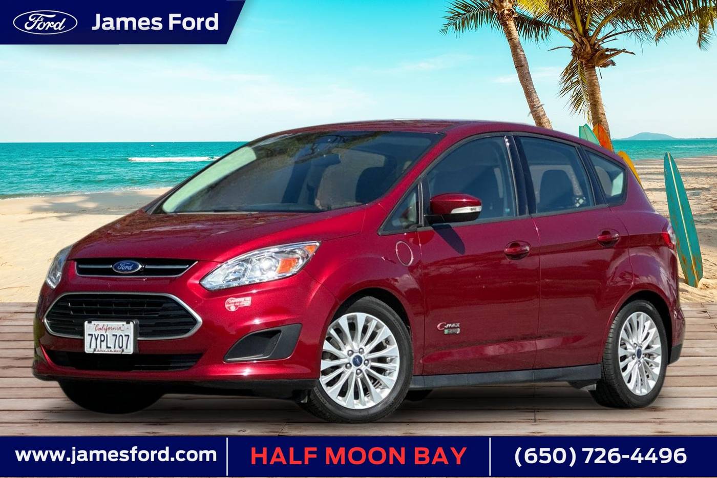 2017 Ford C-Max Energi SE — Hatchback — 55,661 mi — Half Moon Bay, CA