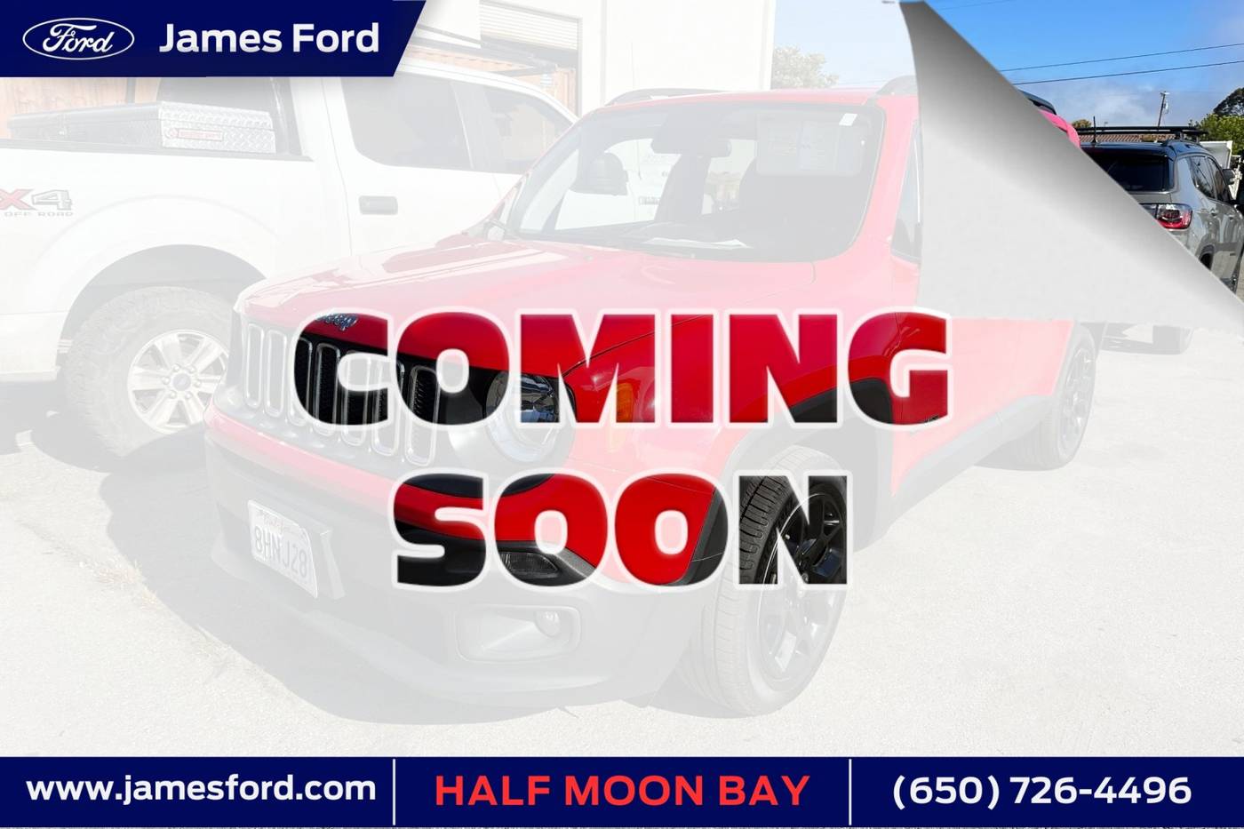 2018 Jeep Renegade Latitude — SUV — 70,761 mi — Half Moon Bay, CA