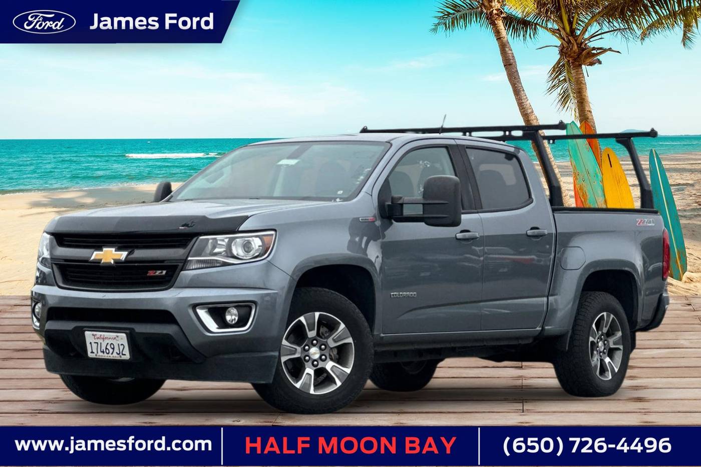 2018 Chevrolet Colorado Z71 — Pickup Truck — 122,113 mi — Half Moon Bay, CA