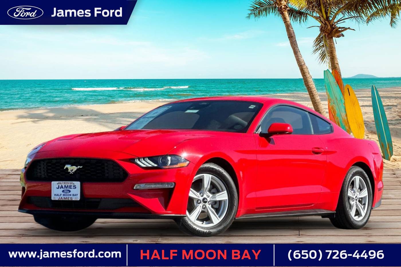 2022 Ford Mustang EcoBoost — Coupe — 5,115 mi — Half Moon Bay, CA