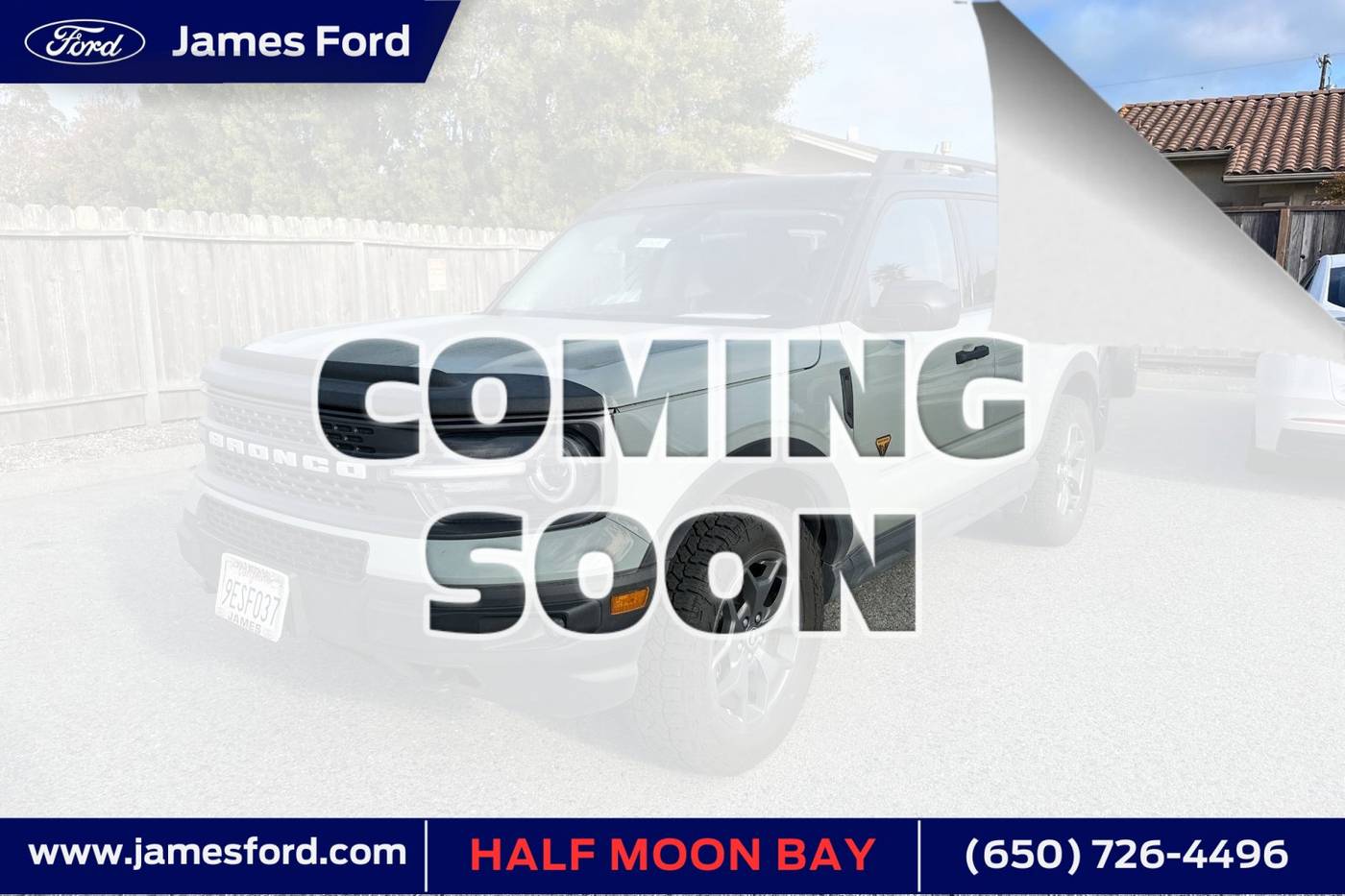 2022 Ford Bronco Sport Badlands — SUV — 42,003 mi — Half Moon Bay, CA