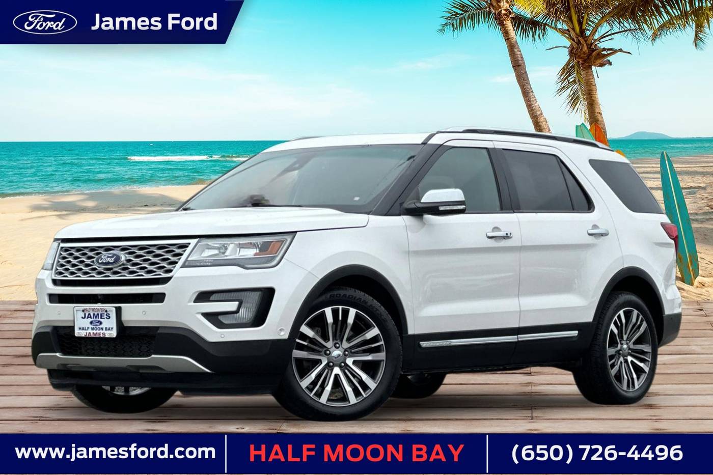 2016 Ford Explorer Platinum — SUV — 89,386 mi — Half Moon Bay, CA