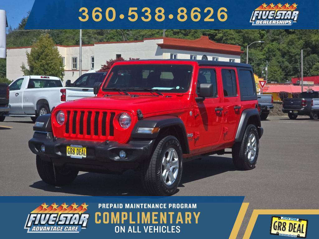 2021 Jeep Wrangler Sport S — SUV — 74,602 mi — Aberdeen, WA