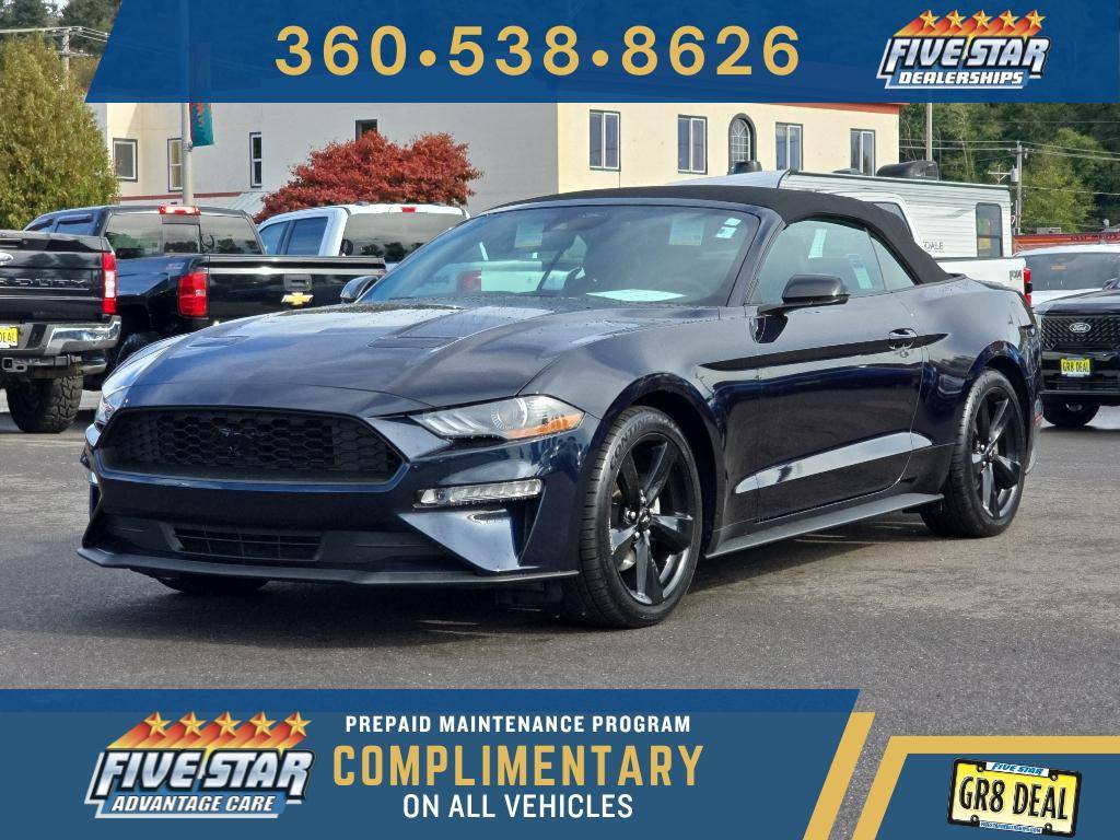 2021 Ford Mustang EcoBoost Premium — Convertible — 64,935 mi — Aberdeen, WA