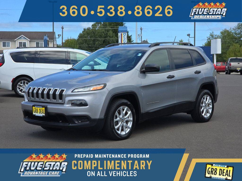 2016 Jeep Cherokee Sport — SUV — 96,461 mi — Aberdeen, WA