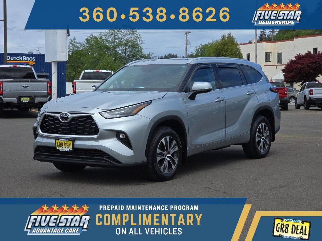 2022 Toyota Highlander XLE — SUV — 4,900 mi — Aberdeen, WA