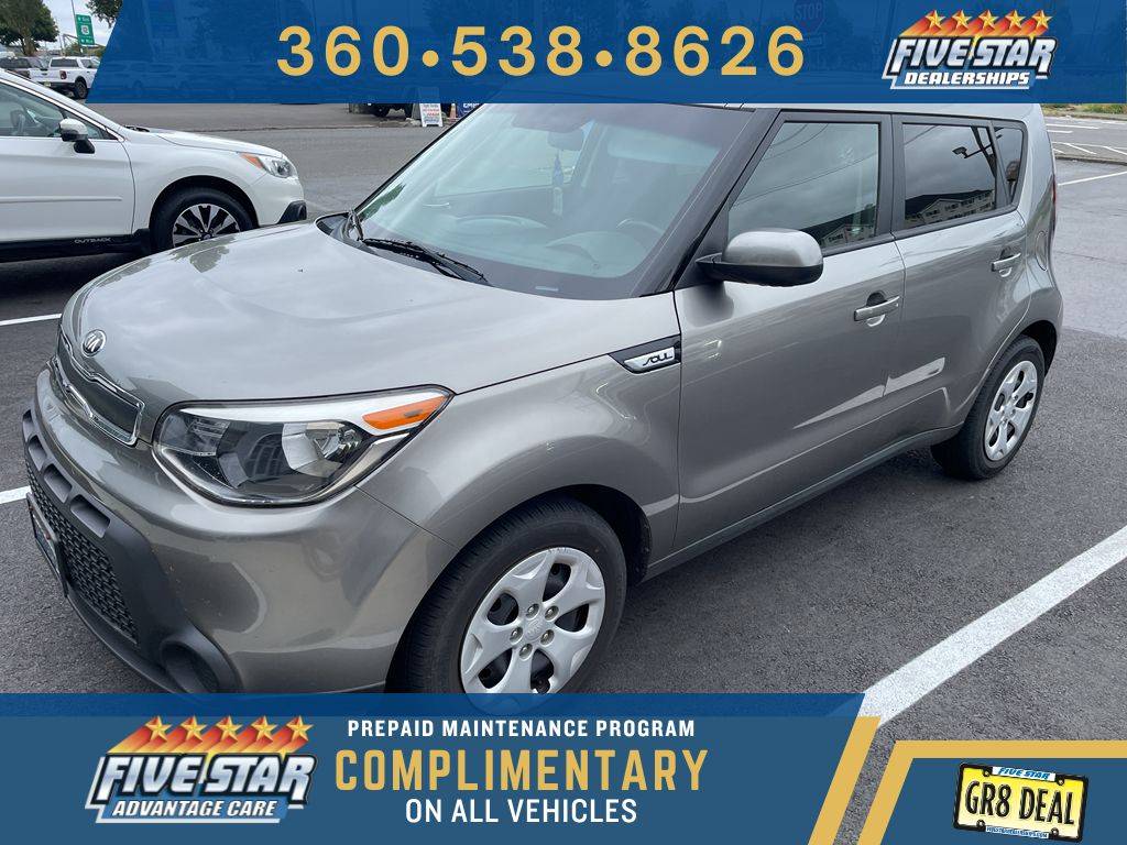 2015 Kia Soul Base — Hatchback — 123,487 mi — Aberdeen, WA