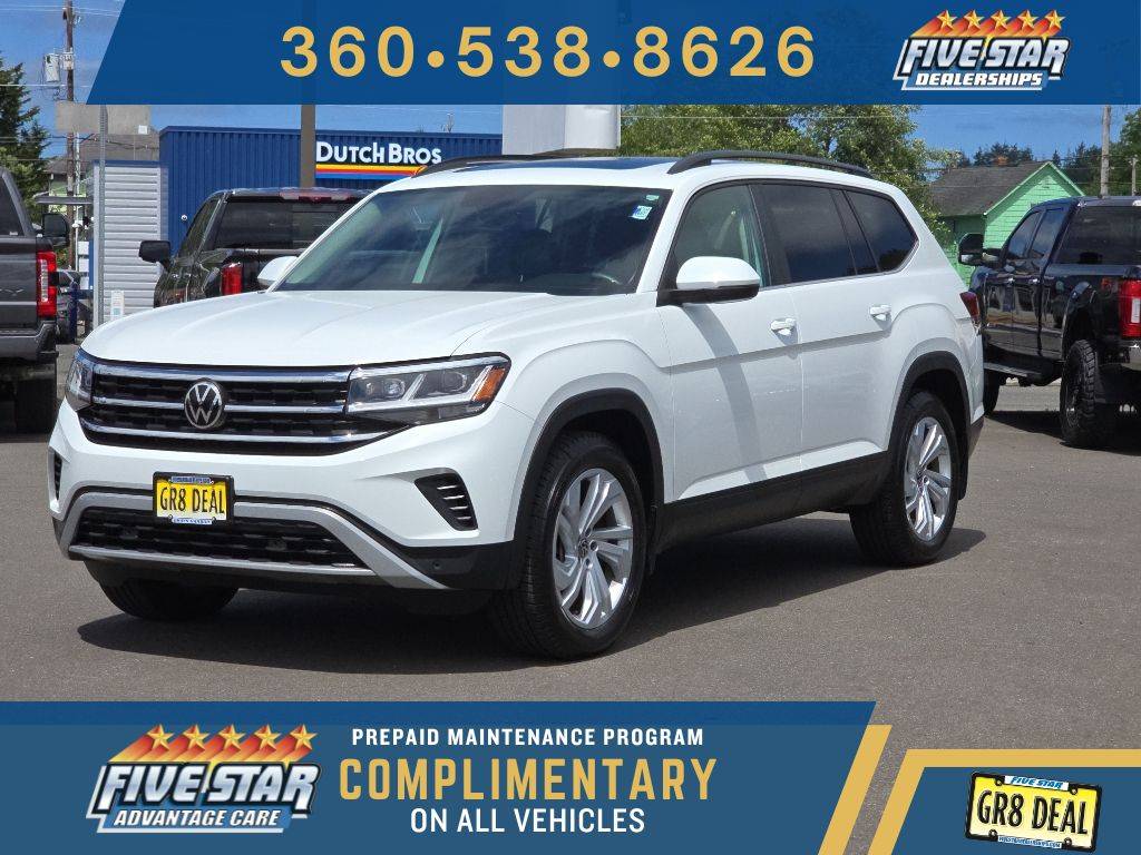 2021 Volkswagen Atlas SE with Technology — SUV — 100,200 mi — Aberdeen, WA