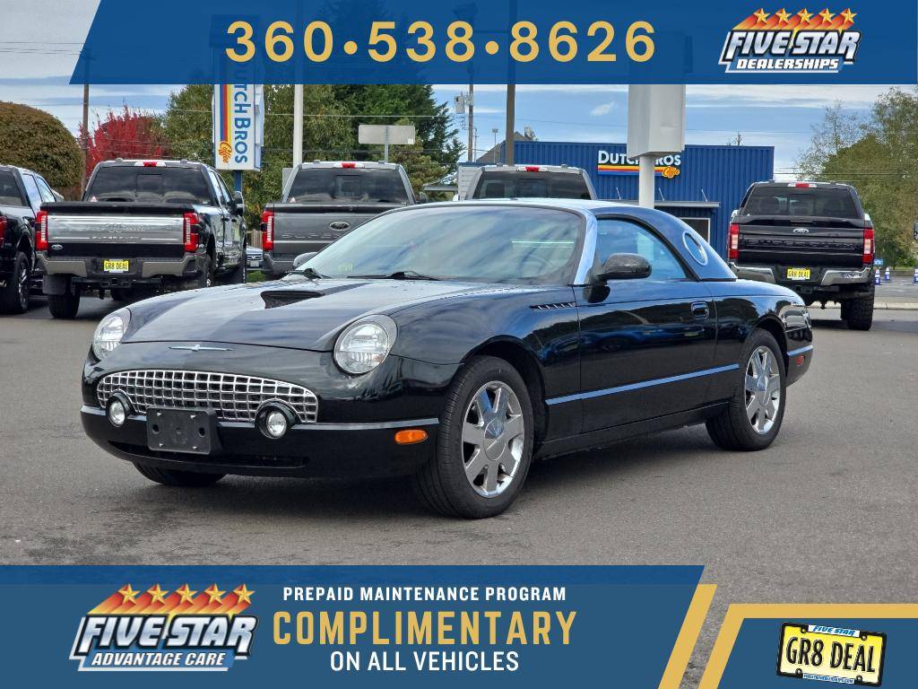 2002 Ford Thunderbird Deluxe — Convertible — 28,252 mi — Aberdeen, WA