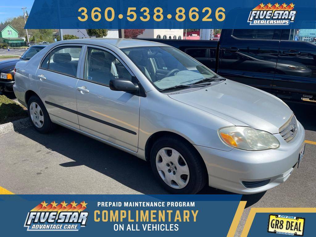 2003 Toyota Corolla CE — Sedan — 133,503 mi — Aberdeen, WA