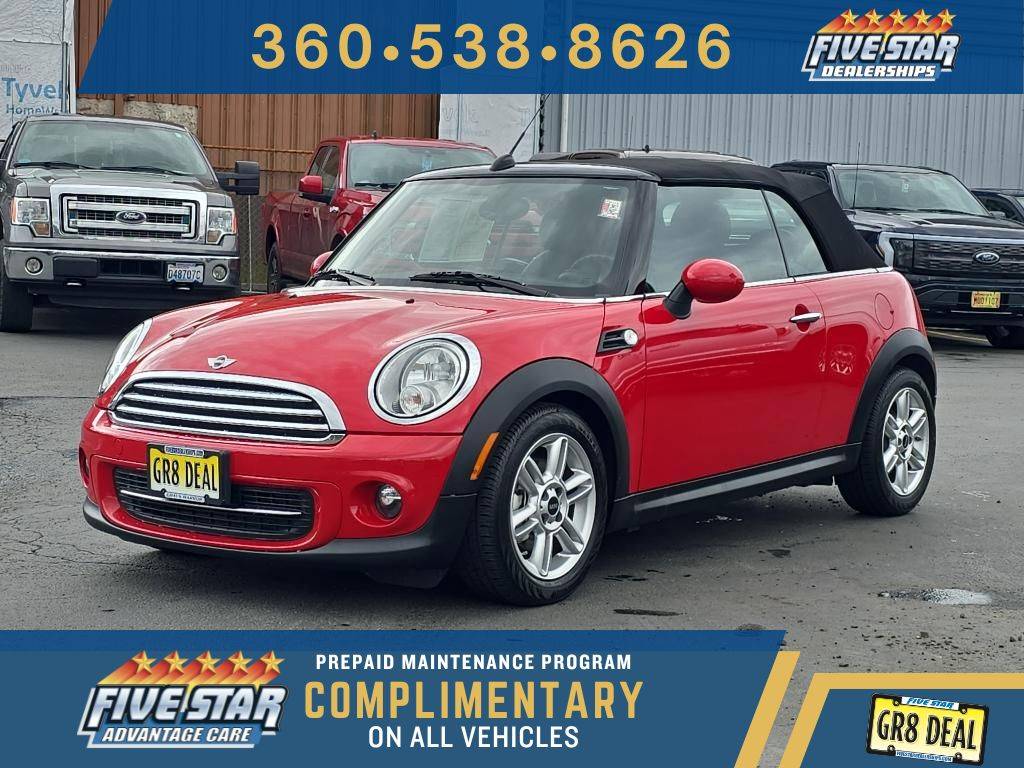 2012 MINI Convertible Cooper — Convertible — 10,902 mi — Aberdeen, WA