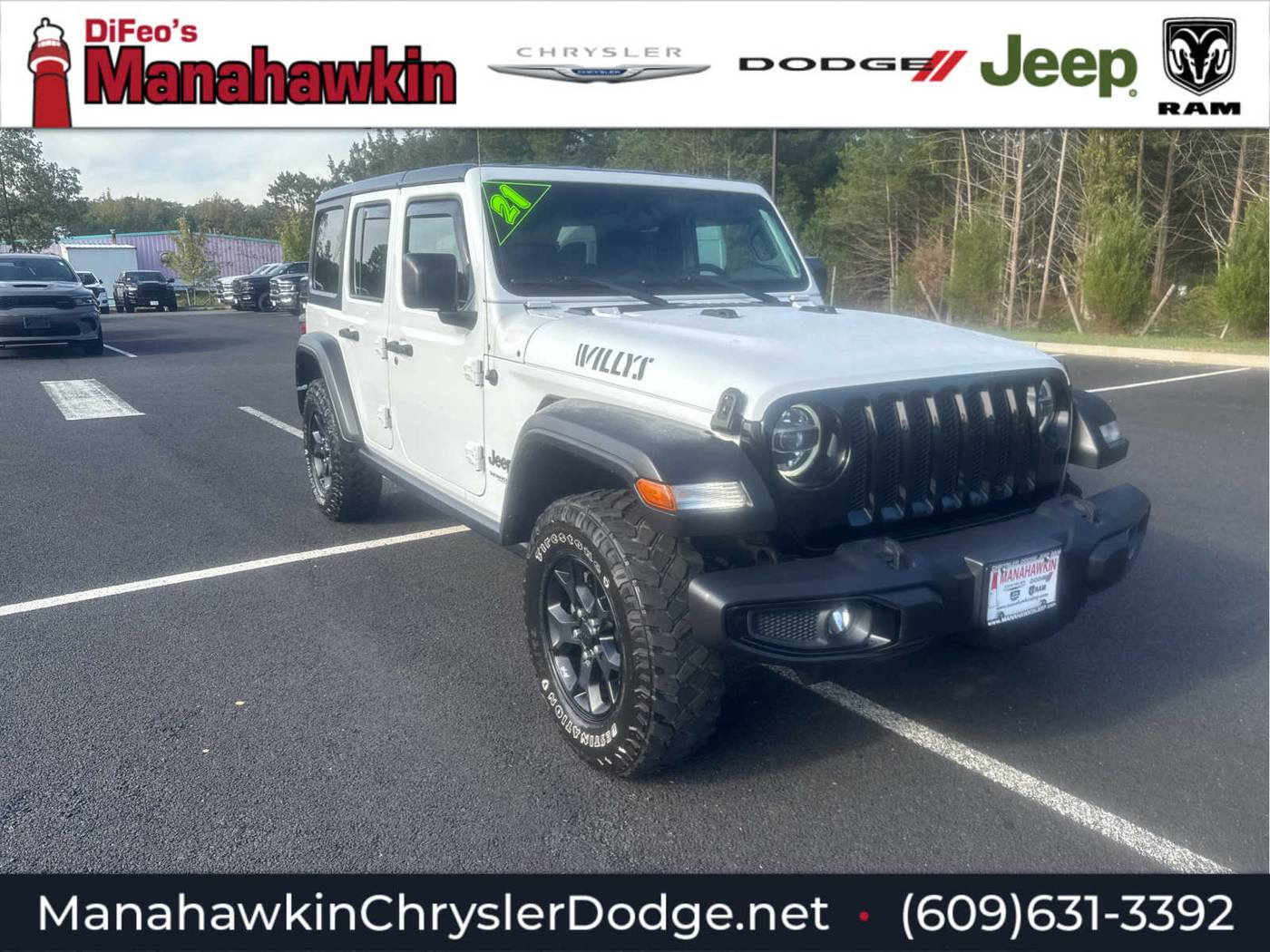 2021 Jeep Wrangler Willys — SUV — 103,967 mi — Manahawkin, NJ