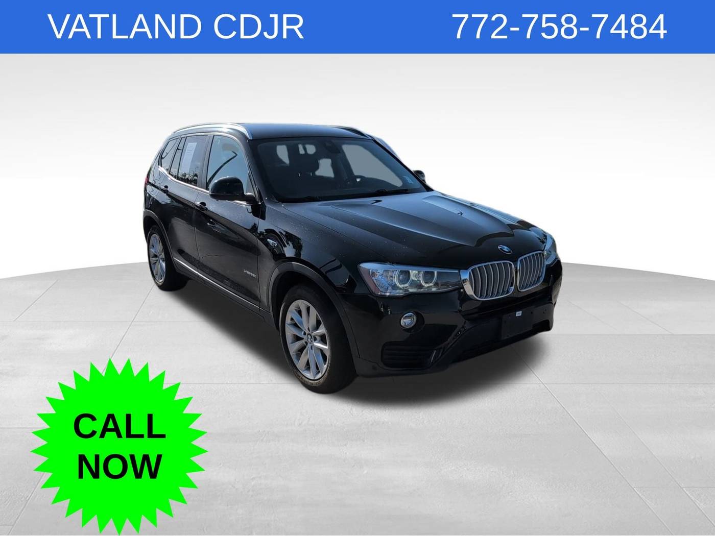 2016 BMW X3 28i — SUV — 123,862 mi — Vero Beach, FL
