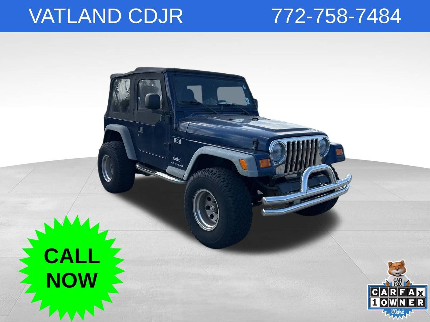 2003 Jeep Wrangler X — SUV — 69,921 mi — Vero Beach, FL
