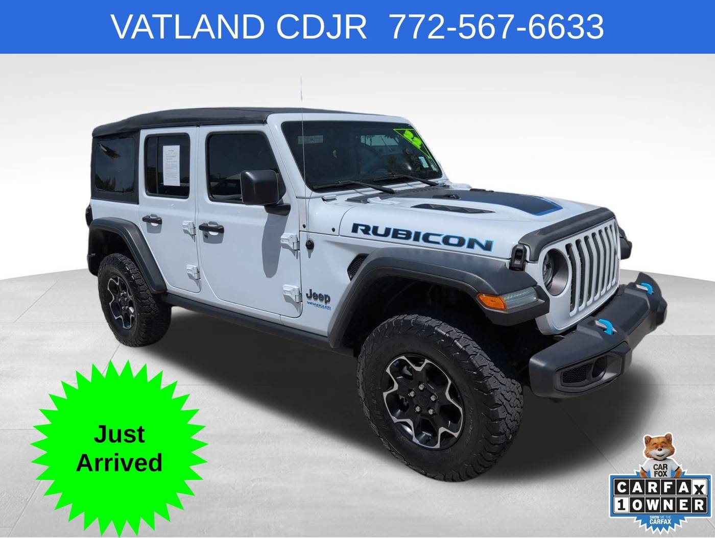 2022 Jeep Wrangler Rubicon 4xe — SUV — 26,538 mi — Vero Beach, FL