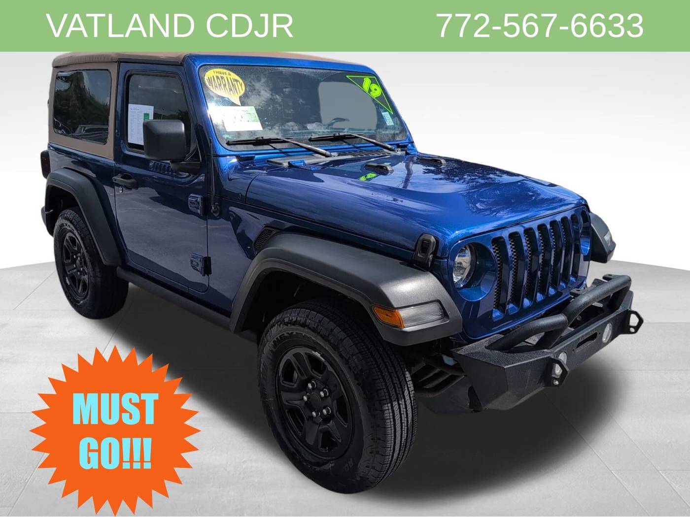 2019 Jeep Wrangler Sport S — SUV — 84,888 mi — Vero Beach, FL