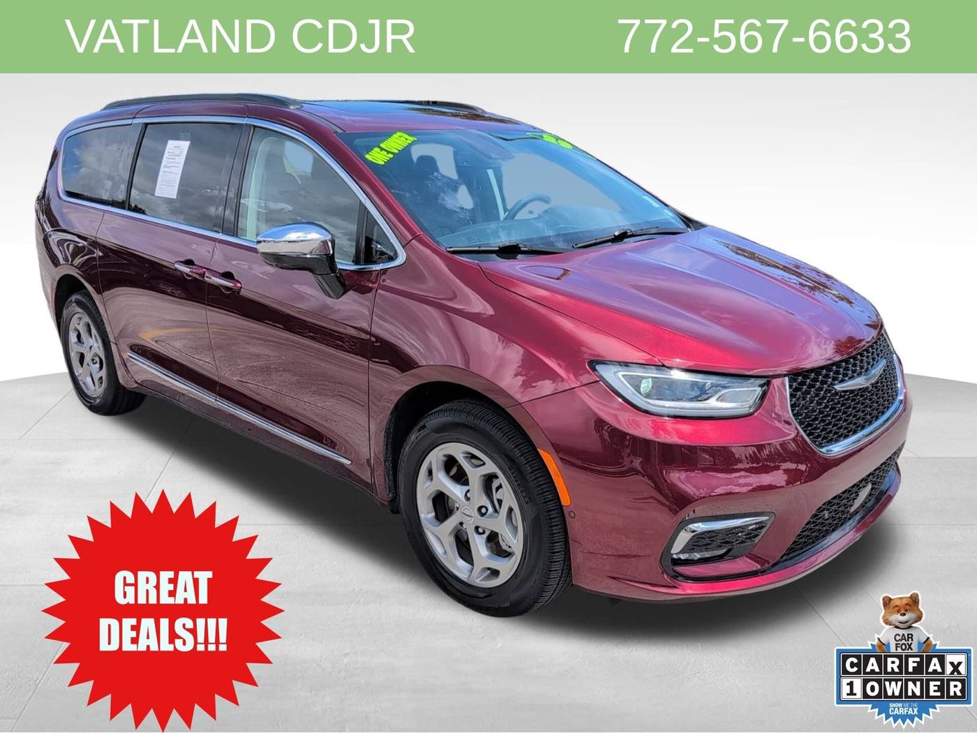 2023 Chrysler Pacifica Limited — Minivan — 13,321 mi — Vero Beach, FL