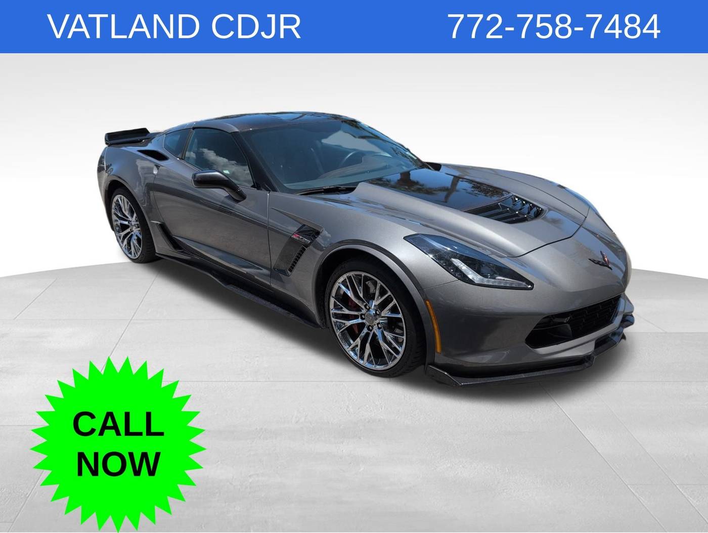 2016 Chevrolet Corvette Z06 3LZ — Coupe — 10,582 mi — Vero Beach, FL