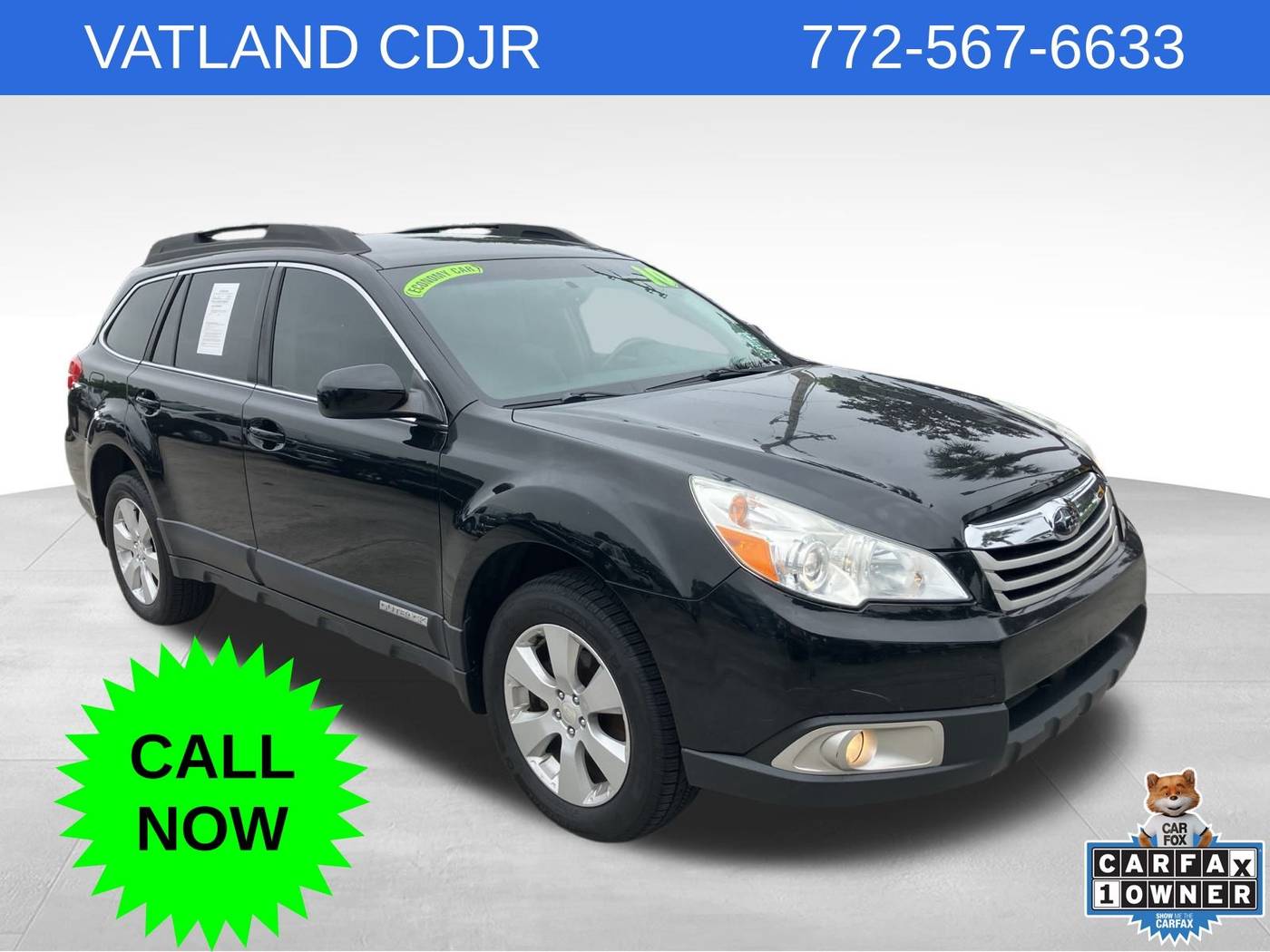 2010 Subaru Outback 2.5i Premium — SUV — 113,804 mi — Vero Beach, FL