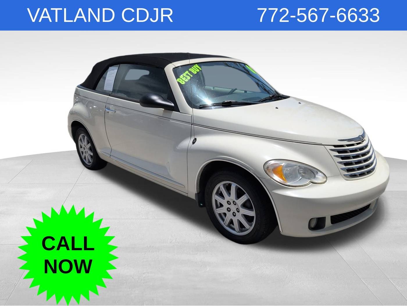 2007 Chrysler PT Cruiser Base — Convertible — 52,561 mi — Vero Beach, FL