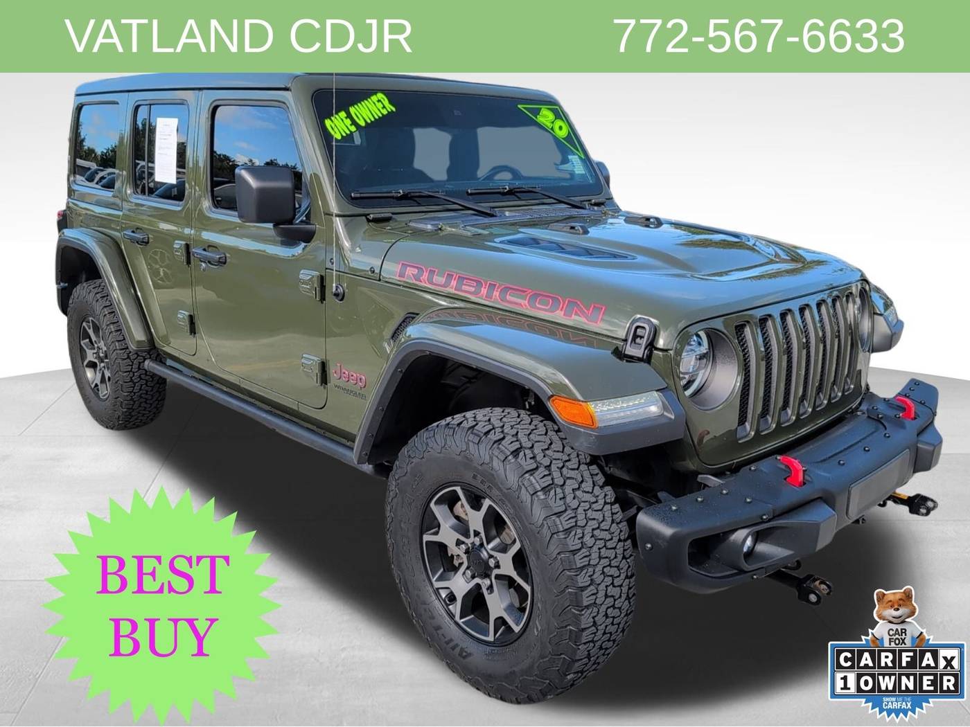 2020 Jeep Wrangler Rubicon — SUV — 15,914 mi — Vero Beach, FL