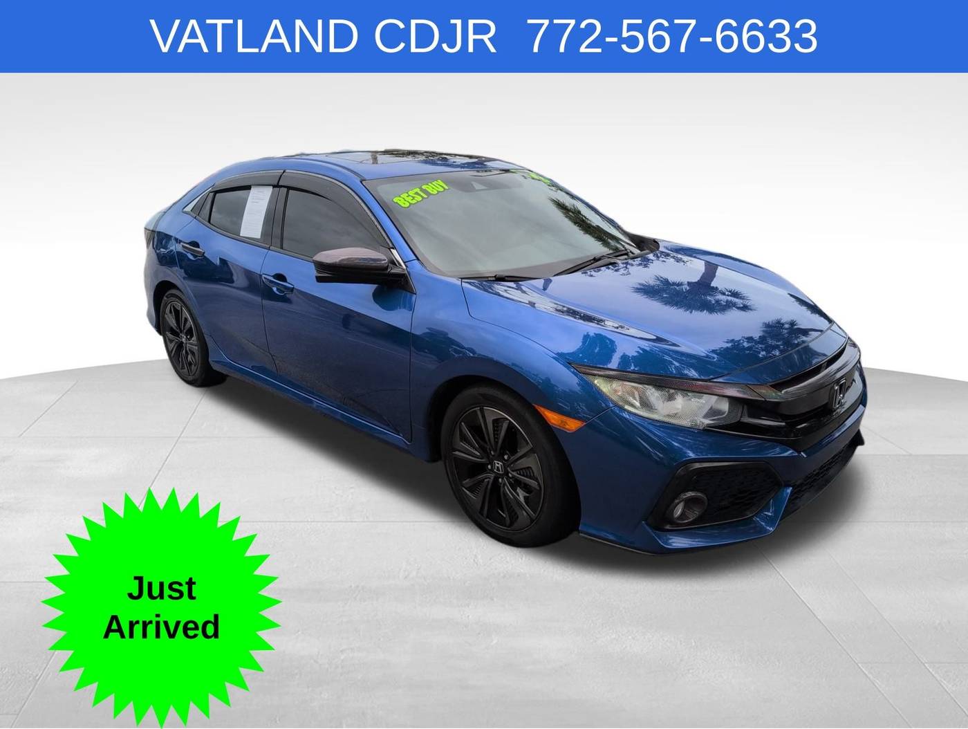 2019 Honda Civic EX — Hatchback — 53,517 mi — Vero Beach, FL