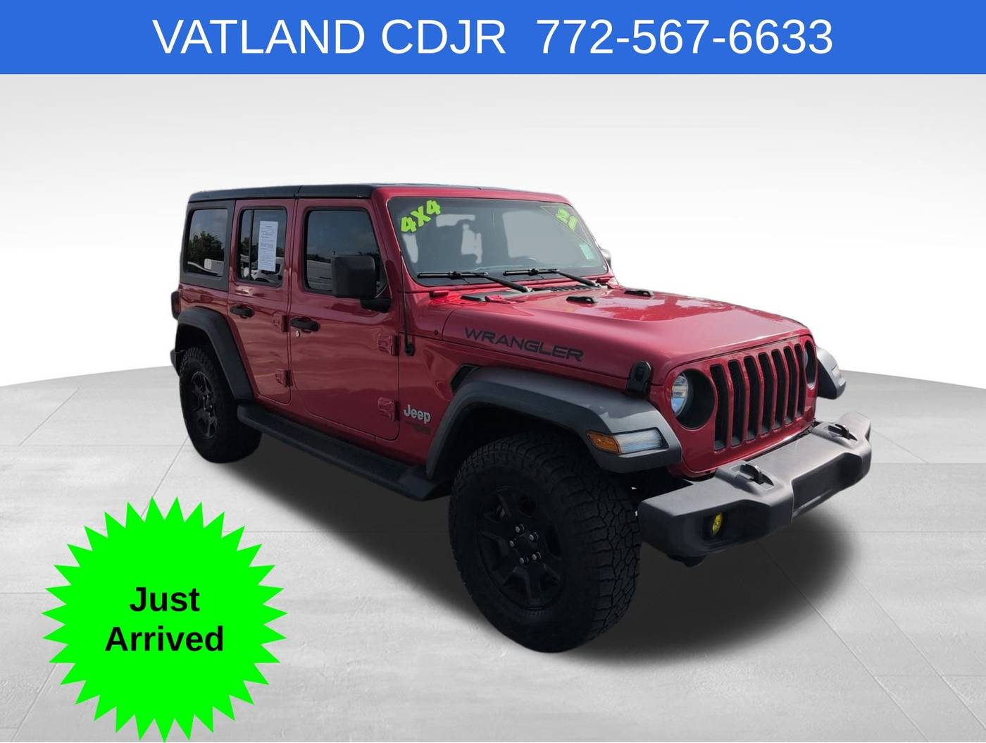 2021 Jeep Wrangler Sport S — SUV — 95,103 mi — Vero Beach, FL
