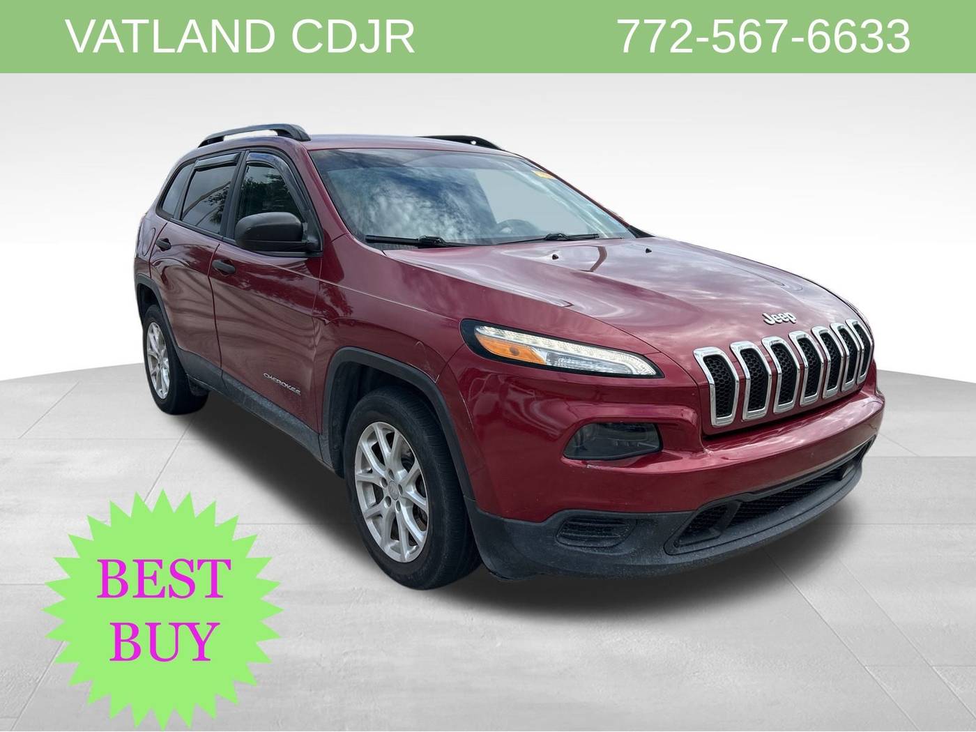 2016 Jeep Cherokee Sport — SUV — 42,415 mi — Vero Beach, FL