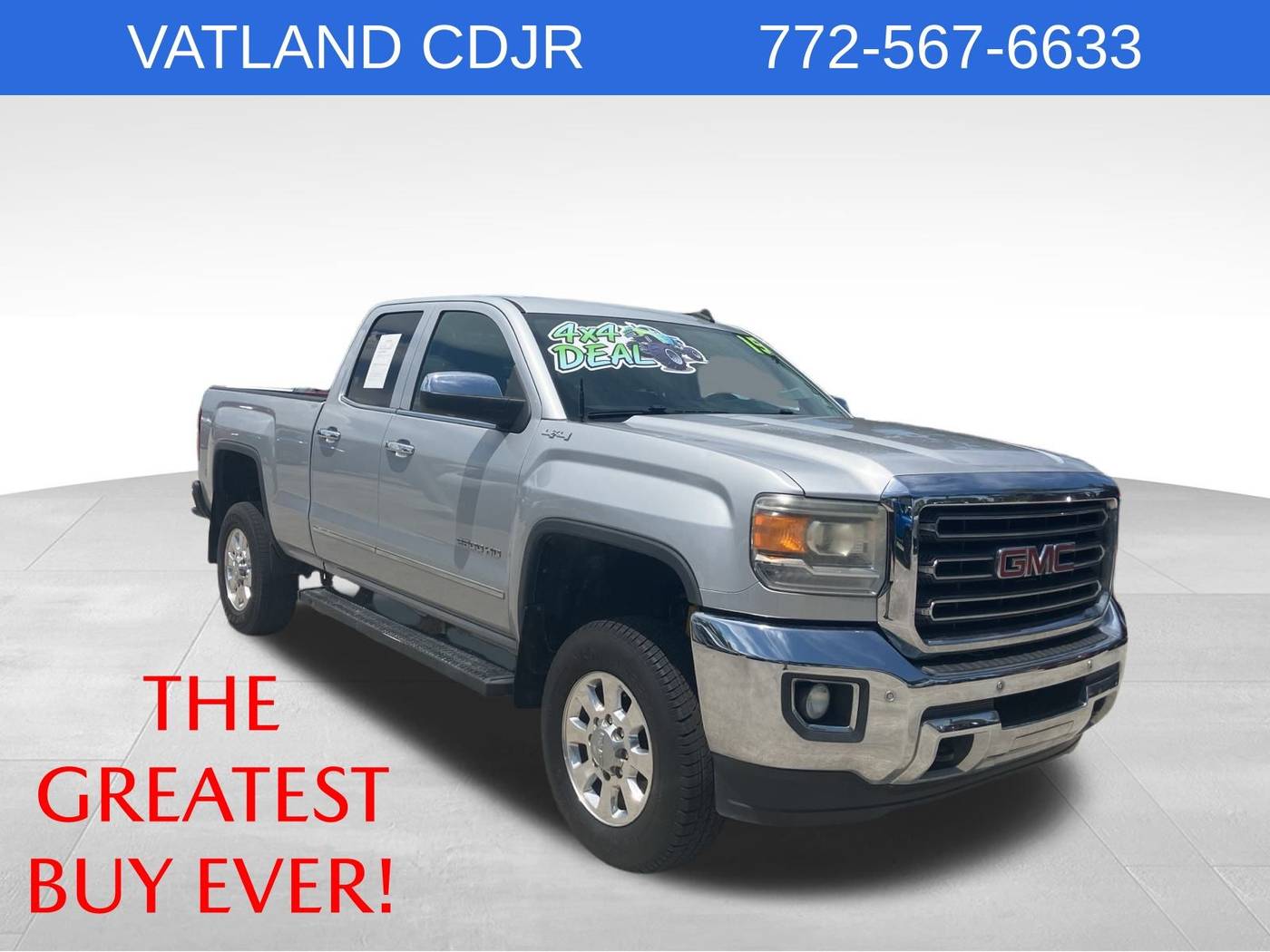 2015 GMC Sierra 2500HD SLT — Pickup Truck — 143,486 mi — Vero Beach, FL