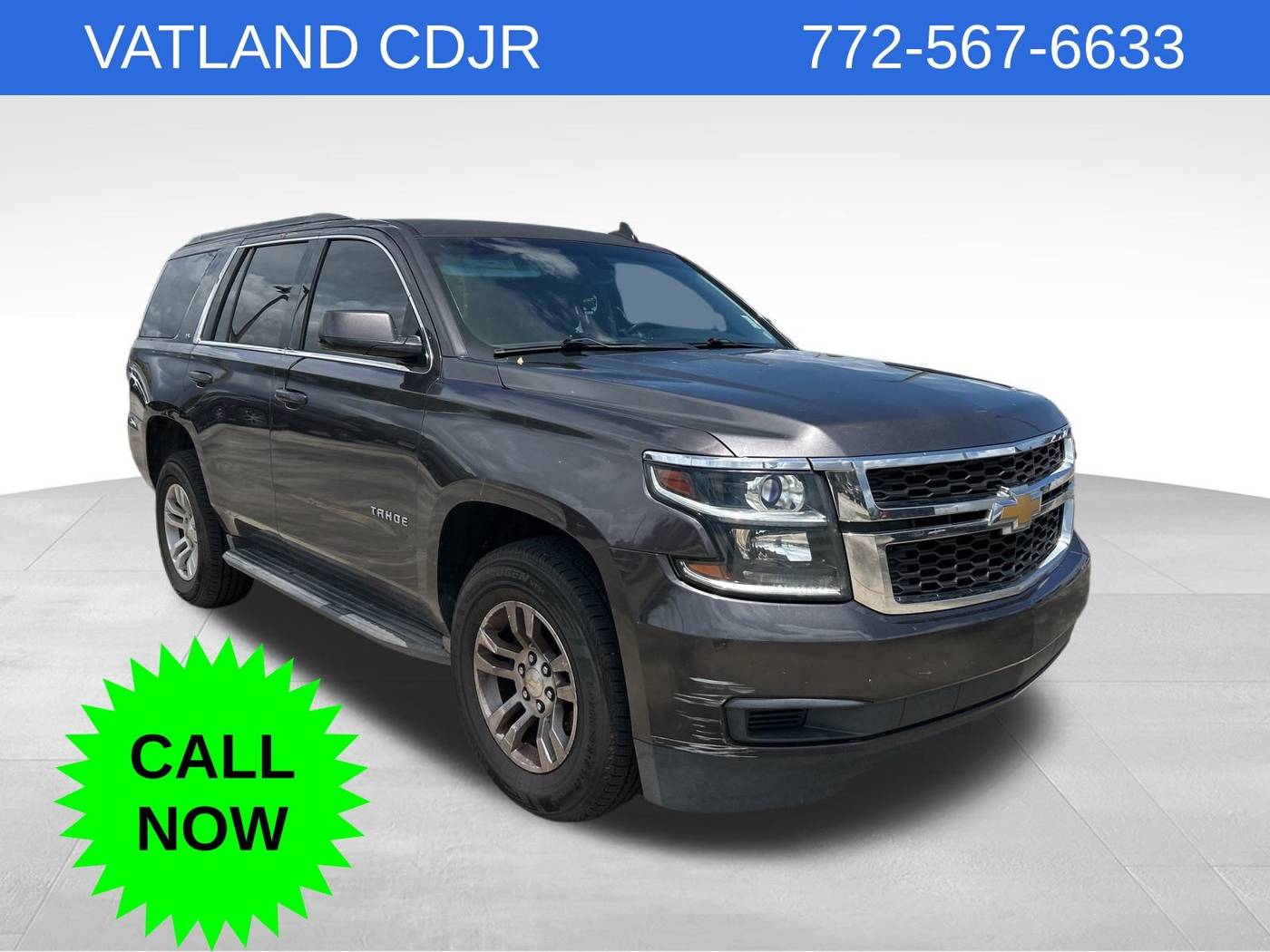2016 Chevrolet Tahoe LS — SUV — 124,073 mi — Vero Beach, FL