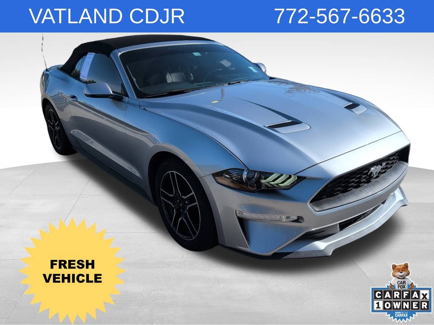 2020 Ford Mustang EcoBoost Premium — Convertible — 48,801 mi — Vero Beach, FL