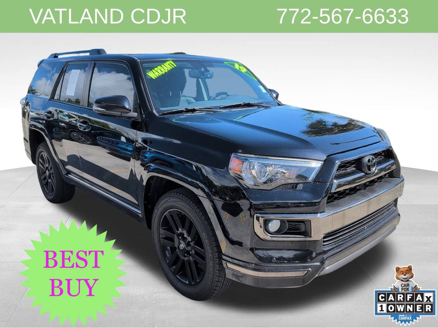 2019 Toyota 4Runner Limited — SUV — 108,630 mi — Vero Beach, FL