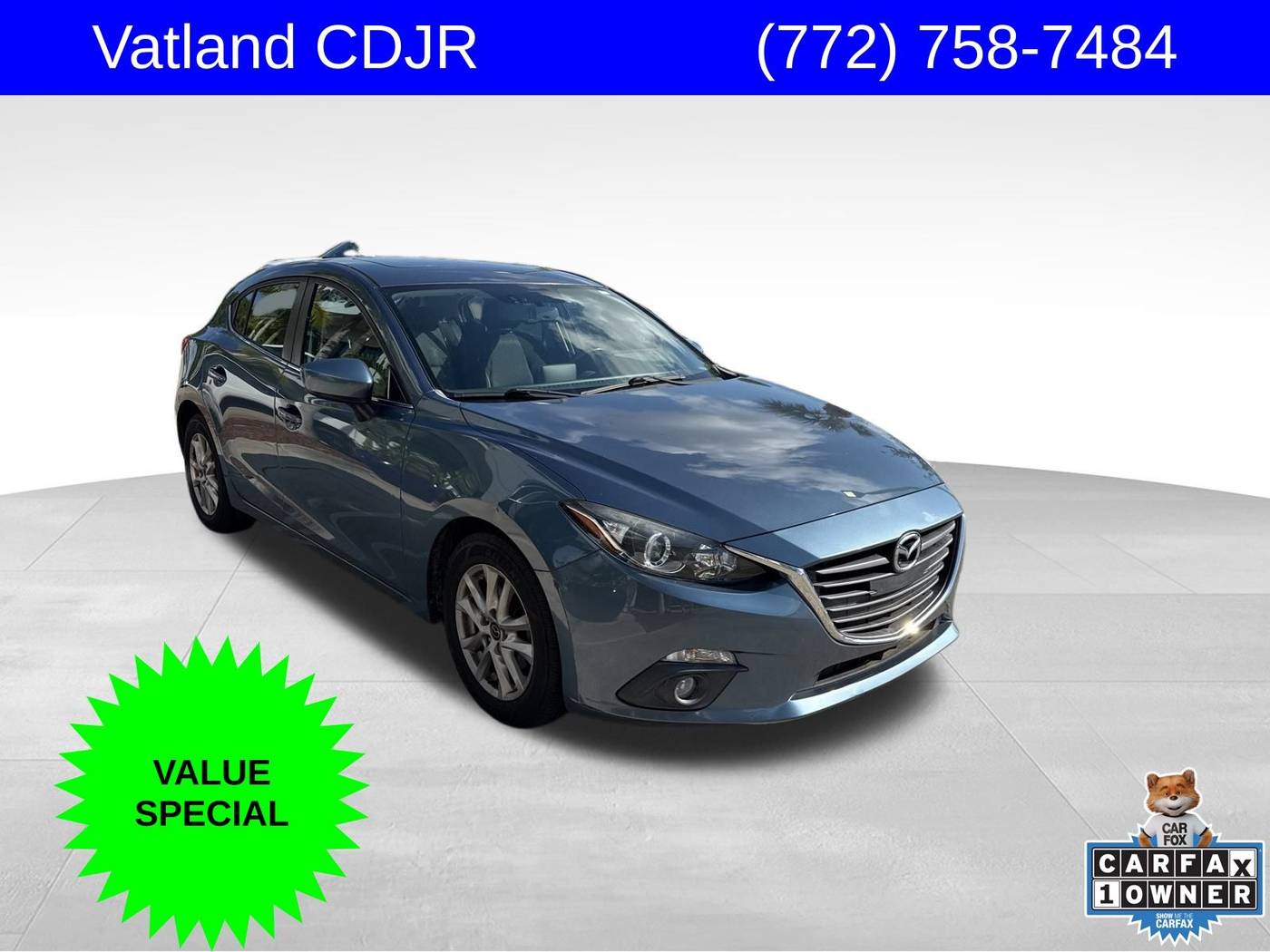 2016 Mazda Mazda3 i Touring — Hatchback — 68,128 mi — Vero Beach, FL