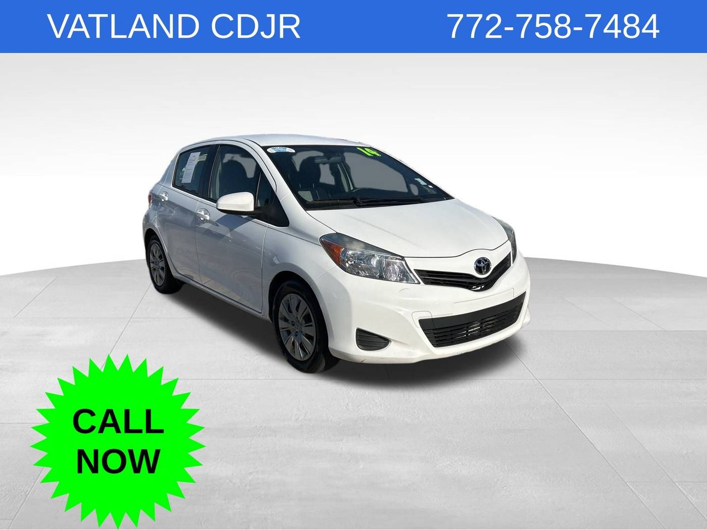 2014 Toyota Yaris LE — Hatchback — 81,098 mi — Vero Beach, FL