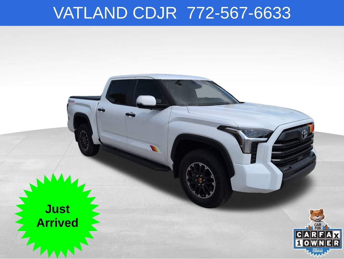 2025 Toyota Tundra SR5 — Pickup Truck — 3,606 mi — Vero Beach, FL