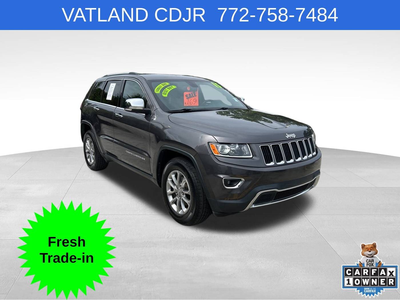 2015 Jeep Grand Cherokee Limited — SUV — 80,989 mi — Vero Beach, FL