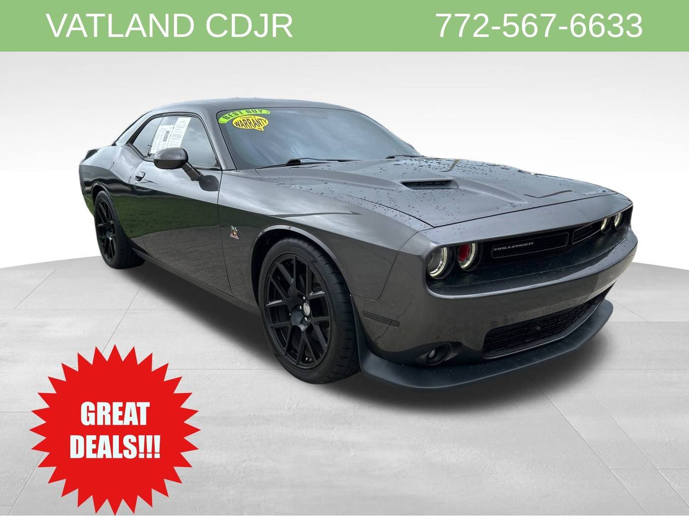 2015 Dodge Challenger R/T Scat Pack — Coupe — 70,786 mi — Vero Beach, FL