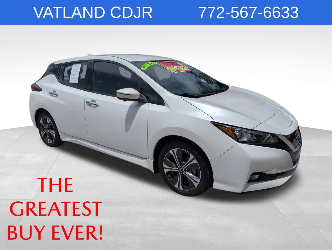 2021 Nissan LEAF SL PLUS — Hatchback — 51,414 mi — Vero Beach, FL