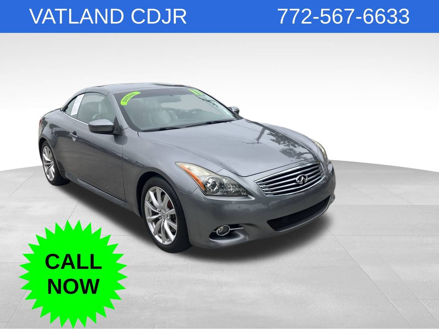 2011 INFINITI G G37 — Convertible — 125,003 mi — Vero Beach, FL