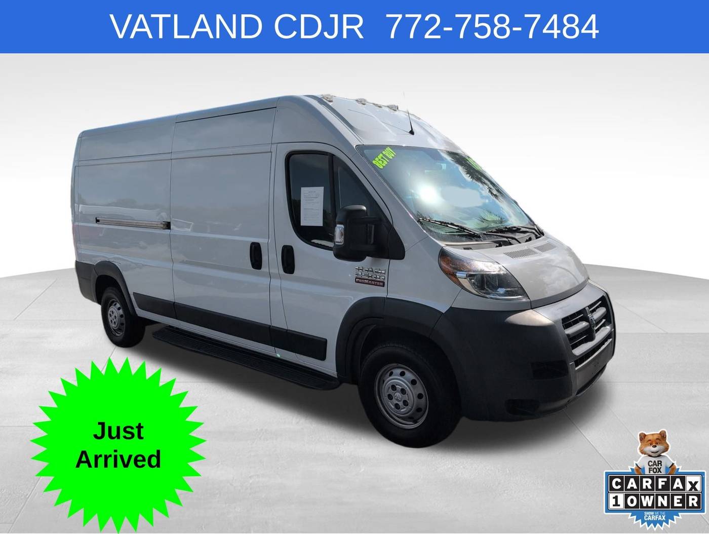 2015 Ram ProMaster Cargo Van 2500 — Cargo Van — 93,773 mi — Vero Beach, FL